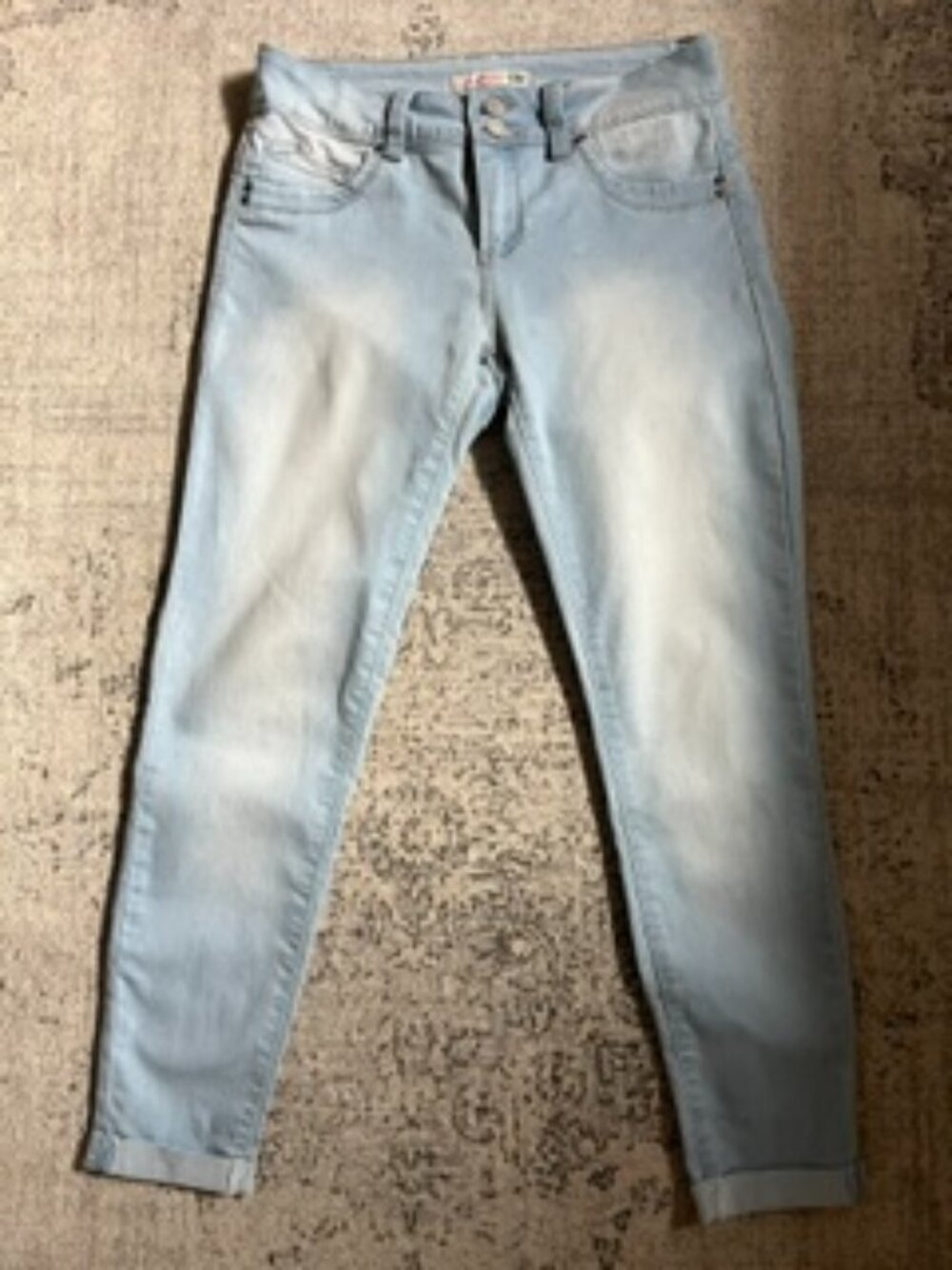 🧡3/15 YMI Wanna Betta Butt? Light Wash Skinny Jeans Women's 9